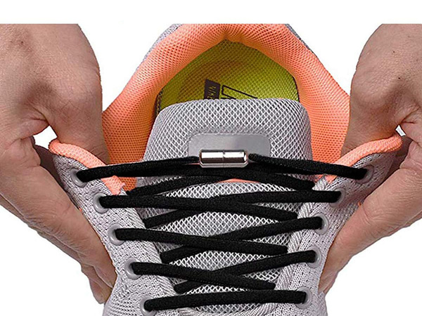 Cordones de zapatos sin atar goma flexible