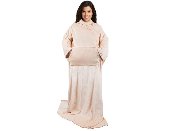 Fleece-ärmeldecke warme decke sweatshirt 140x200