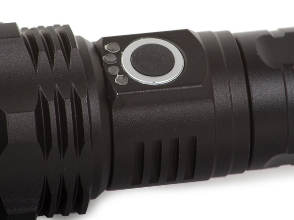 Bailong taktikai erős ledes zseblámpa xhp50 zoom usb