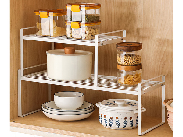 Estante metálico de un nivel para encimera de cocina organizador de cocina soporte de altillo