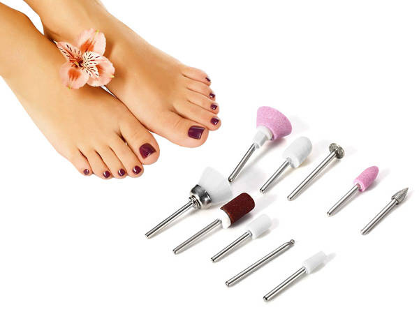 Set za pedikuro in manikuro pedi mate grater ped