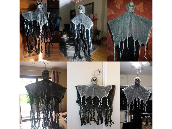 Halloween decorare agățat decorare fantomă schelet moarte craniu 80 cm