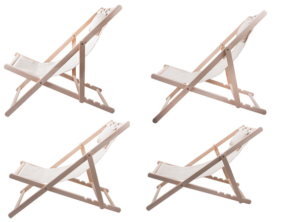 Chaise longue en bois chaise de plage chaise de jardin pliante coussin de plage