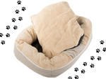 Pluș câine playpen pat moale perna canapea lenjerie de pat pufos