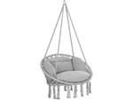 Hamac avec coussin chaise suspendue balançoire nid de cigogne maison de jardin boho