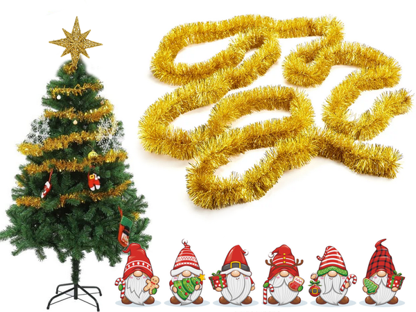 Christmas chandler 6m zlatý řetěz