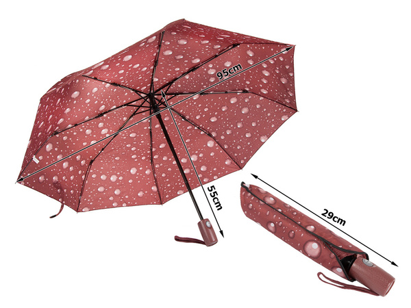 Parapluie pliant parapluie automatique fibre de femme