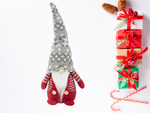 Weihnachtsgeschein roter geist mit weihnachtsbart 38cm weich