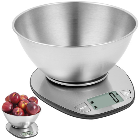 Electronic kitchen waiter with 5kg/1g digital precision metal balance