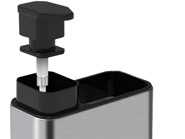 Küchenspüle spender seife schüssel flüssigkeit schwamm container