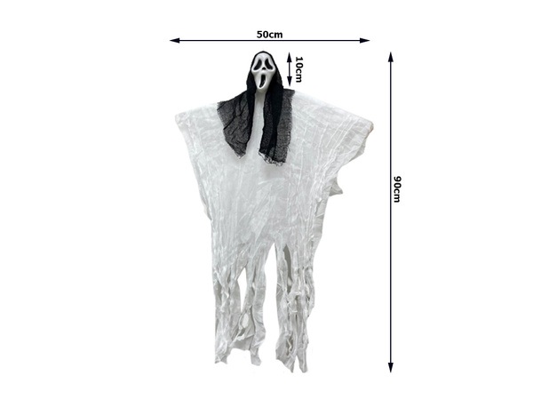 Halloween decorare agățat decorare fantomă mască țipă schelet fantomă 90 cm