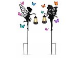 2 x LAMPĂ SOLARĂ DECORATIVĂ CU SENSOR DE AMURG LANTERNĂ DECORATIVĂ ELF FAIRY