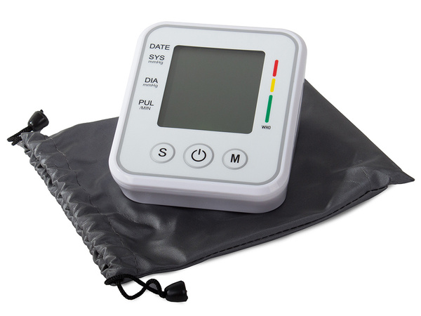 Elektronisches oberarm-blutdruckmessgerät lcd-gehäuse