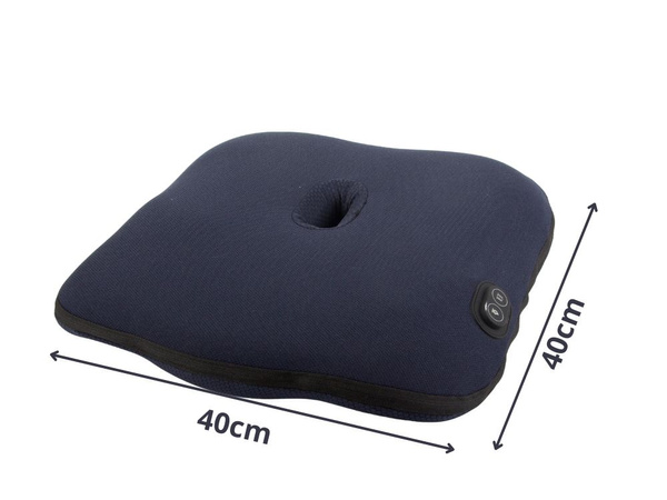 Coussin chauffant pour siège avec vibrations et massage pour fauteuil ou chaise