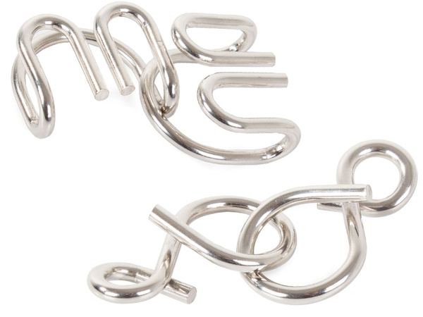 Logic puzzles metal puzzle set