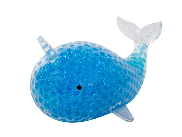 Balles sensorielles anti-stress en gel squishy dauphin grand crush