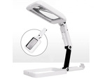Jeweller's desk magnifier large 3x 18 led foldable