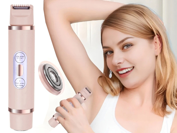 Depilátorový zastřihovač pro dámský obličej dámský bikinový hoolící strojek na tělo 2v1