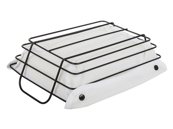 Loft panier métallique pour la cuisine pour fruits pain avec doublure