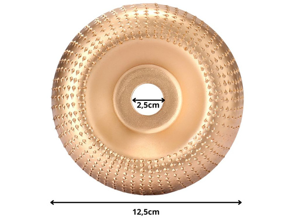 Madera lijado disco talla cepillo angular oro