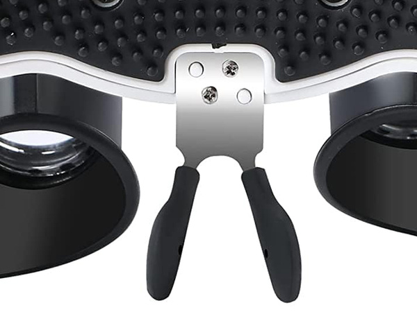 Watchmaker's magnifying glass repair 2 led 25x