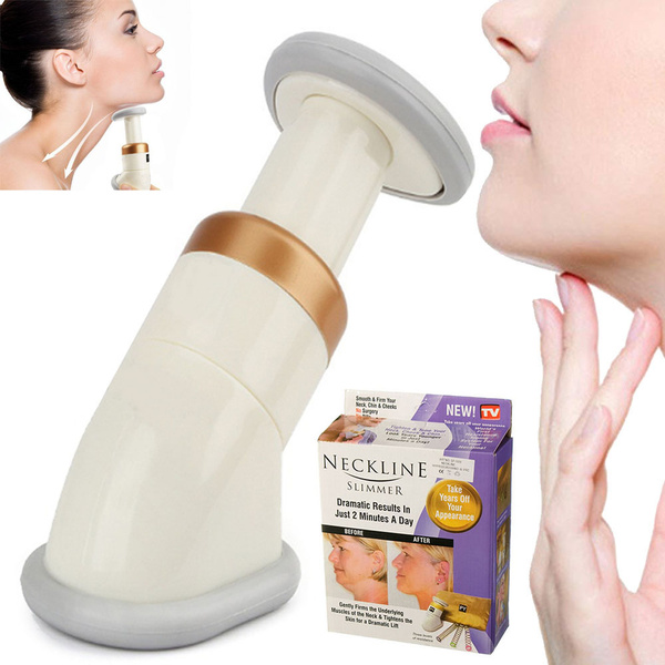 Neckline slimmer chin massager