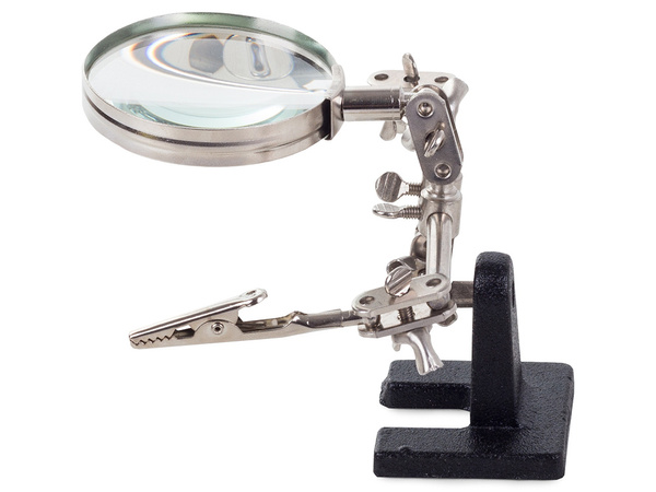 Lupa třetí ruční držák pájecího nástroje