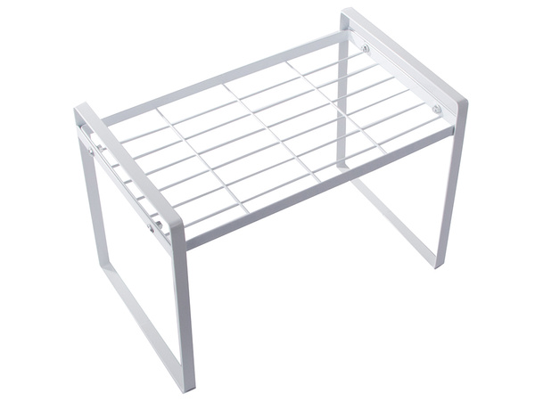 Estante metálico de un nivel para encimera de cocina organizador de cocina soporte de altillo