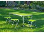 Skládací kempingový stůl turistický stůl se 4 židlemi zahradní stůl