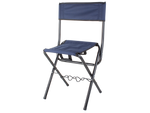 Fishing chair backrest with rod holder