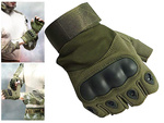 Fingerless tactical gloves military survival xl