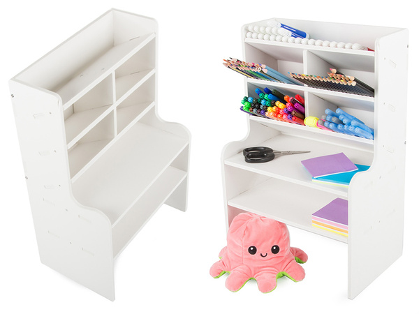 Organiser desk cabinet shelves bookcase