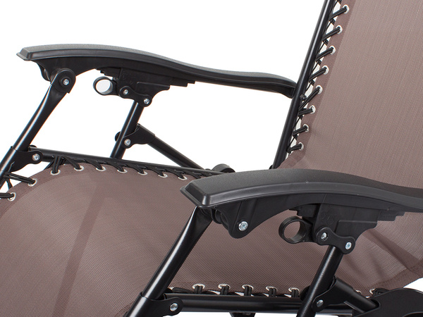 Chaise de plage pliante gravité zéro 2in1 chaise touristique