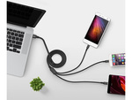 3in1 usb kabel für telefon lightning kabel iphone micro usb typ-c 1.2m