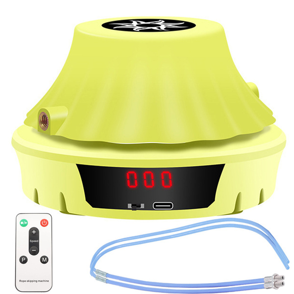 Interaktivna skakalnica z daljinskim upravljalnikom za štetje vrtljajev