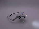 Linterna frontal lupa con 4 leds linterna frontal de precisión 3.5 profesional