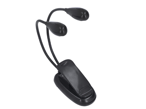 Clip led desk lamp school flexible reading double clip