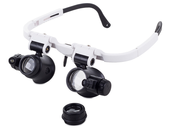 Loupe d'horlogerie réparation 8x 23x led