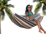 Garden hammock hanging swing brazilian rocker xl large cover bagbaha