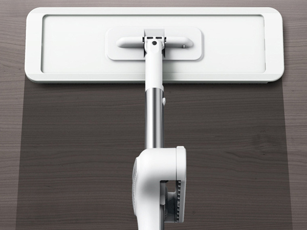 Mop flat cu ștergător de mâini 125 cm pliabil mircofibre larg