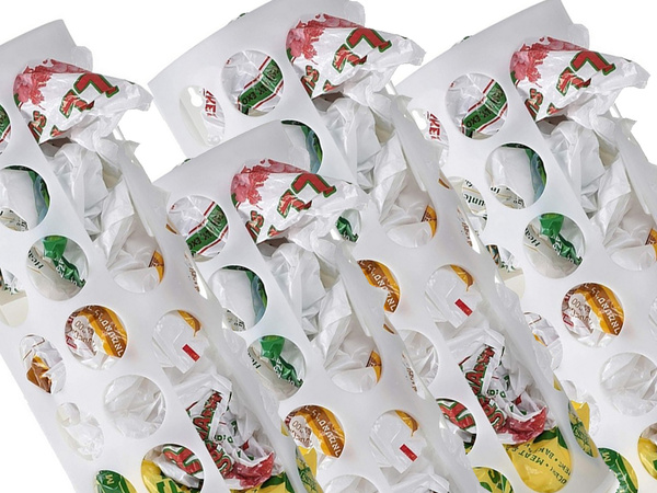 Plastiktütenorganisator universal weiss für plastiktüten