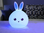 Veilleuse à led pour enfants lapin touch rgb