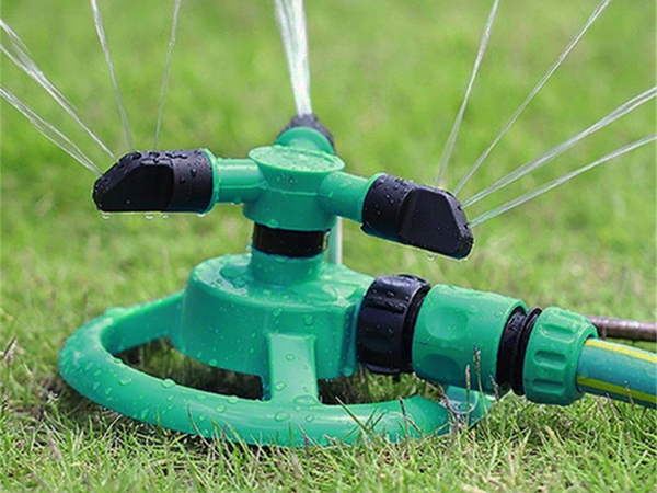 Aspersor de césped de jardín giratorio 360° regulable regador de césped de jardín