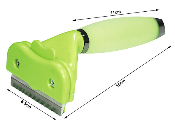 Trimmer pro domácí zvířata pes kočka kůň srst kartáč z nerezové oceli