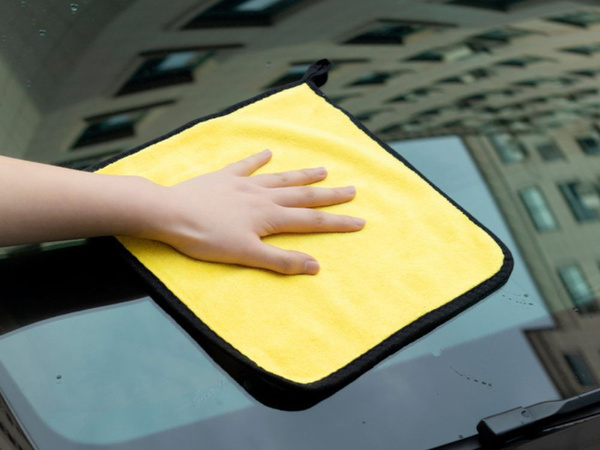 Mikrošķiedras lupatiņas automašīnas logu mikrošķiedras lupatiņas 3 gab. Komplekts