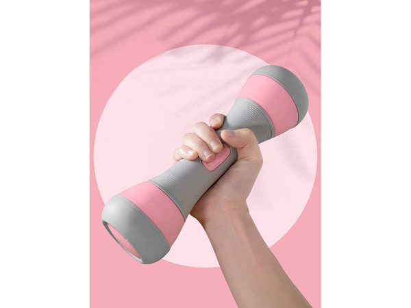 Fitness gantere reglabile 2 x 2 kg set de 2 bucăți greutate reglabilă