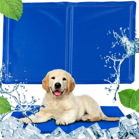 Wasserbeständige gel-kühlmatte für hunde tiere 50x40cm katzenband
