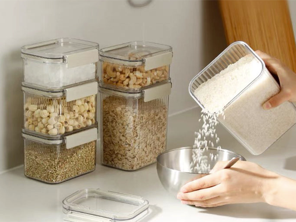 Toidu konteinerid pasta toidu konteiner koos pitseriga komplekt 5 tk