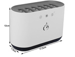 Compin luftbefeuchter diffusor led lampe rgb aromatherapie 6 düsen