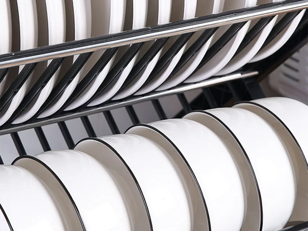 Double-deck drainer tray folding tray standing large